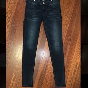 6 long super stretch x american eagle jeans